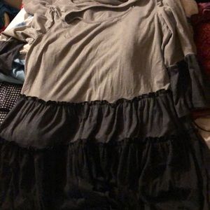 Tunic with layers of ruffles